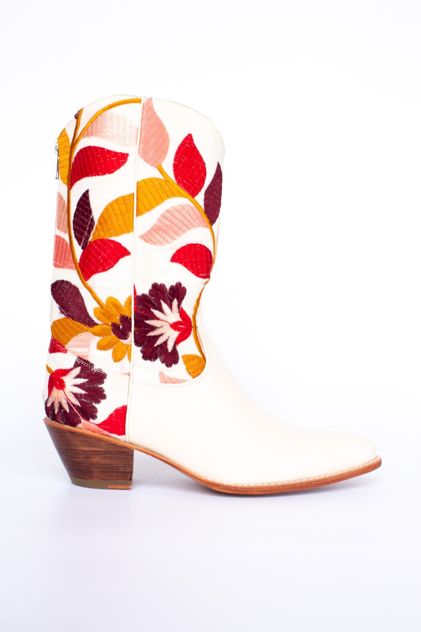 EMBROIDERED FLOWER WESTERN BOOTS X ANTHROPOLOGIE