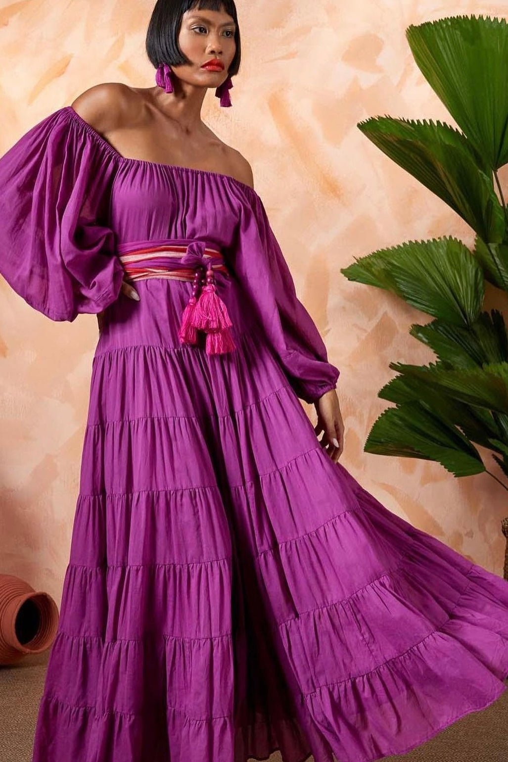 MAXI BOHO DRESS ARROW