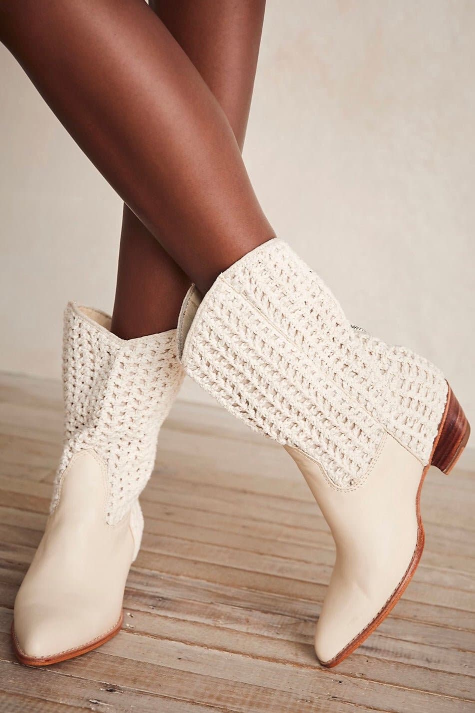 SELINA CROCHET BOOTS X FREE PEOPLE