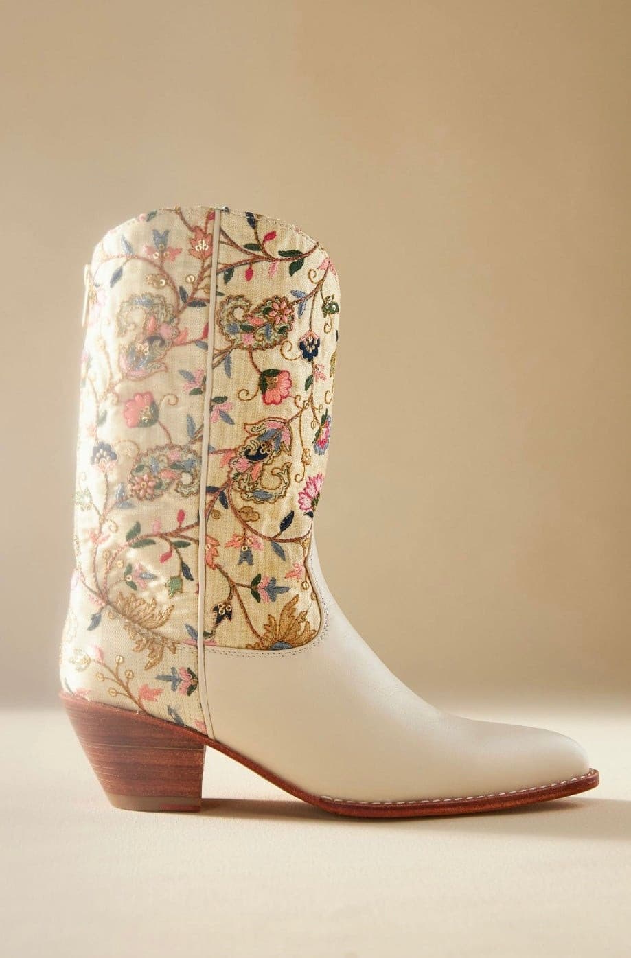 EMBROIDERED WESTERN BOOTS X BHLDN ANTHROPOLOGIE