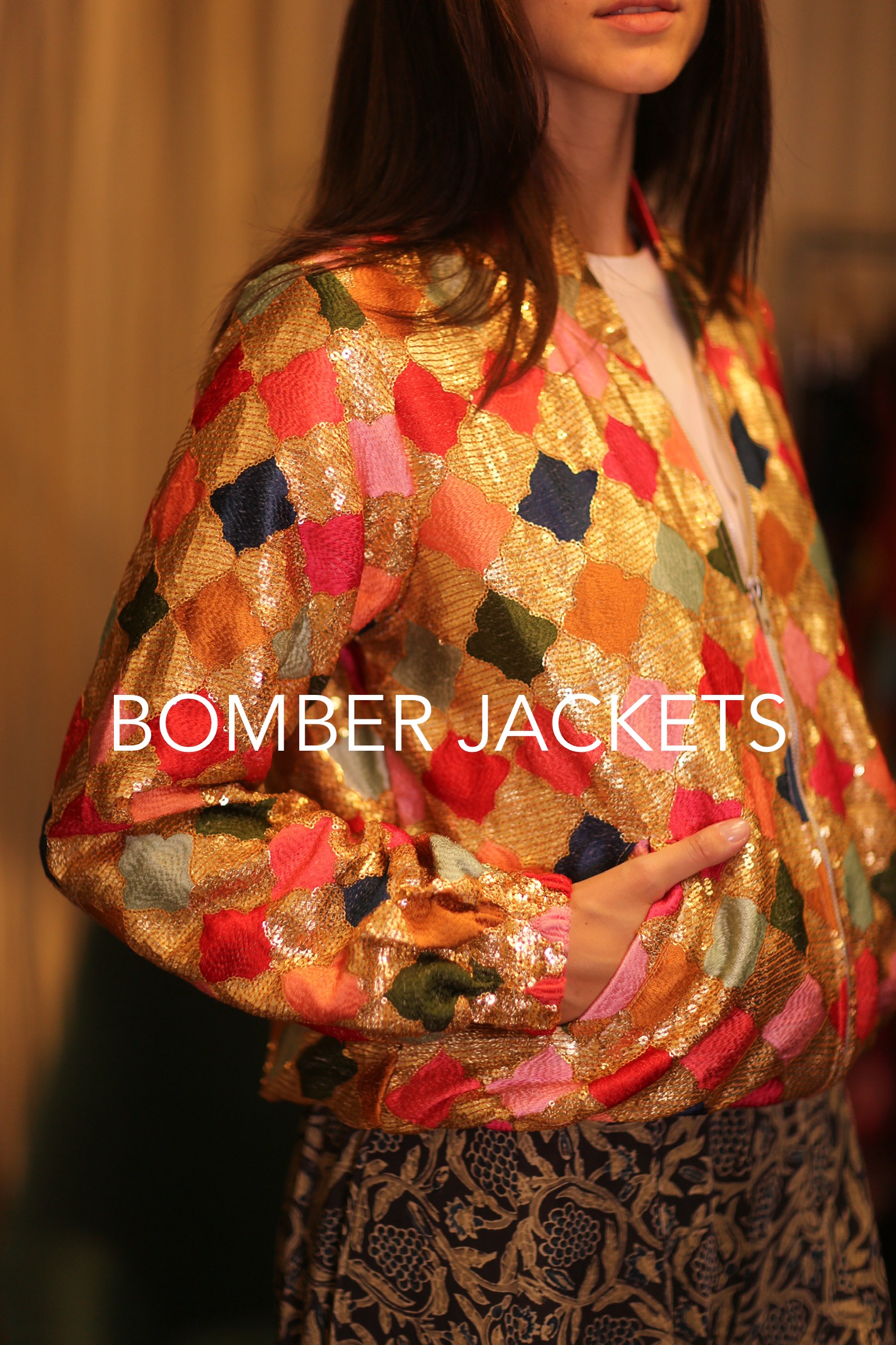 SILK BOMBER JACKET